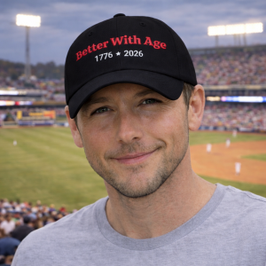 Better With Age 1776–2026 Embroidered Patriotic Dad Hat - AGG