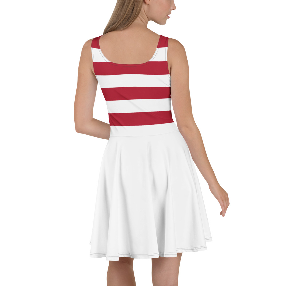 Stars & Stripes Skater Dress – Patriotic Summer Dress - White Skirt - Image 11