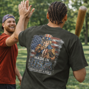 Made in the USA Premium Tee – American Grit & Gear – Cotton Heritage MC1082