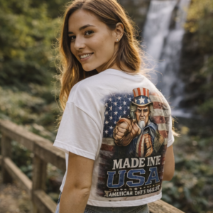 Made in the USA - Women’s Patriotic Crop Top – American Grit & Gear