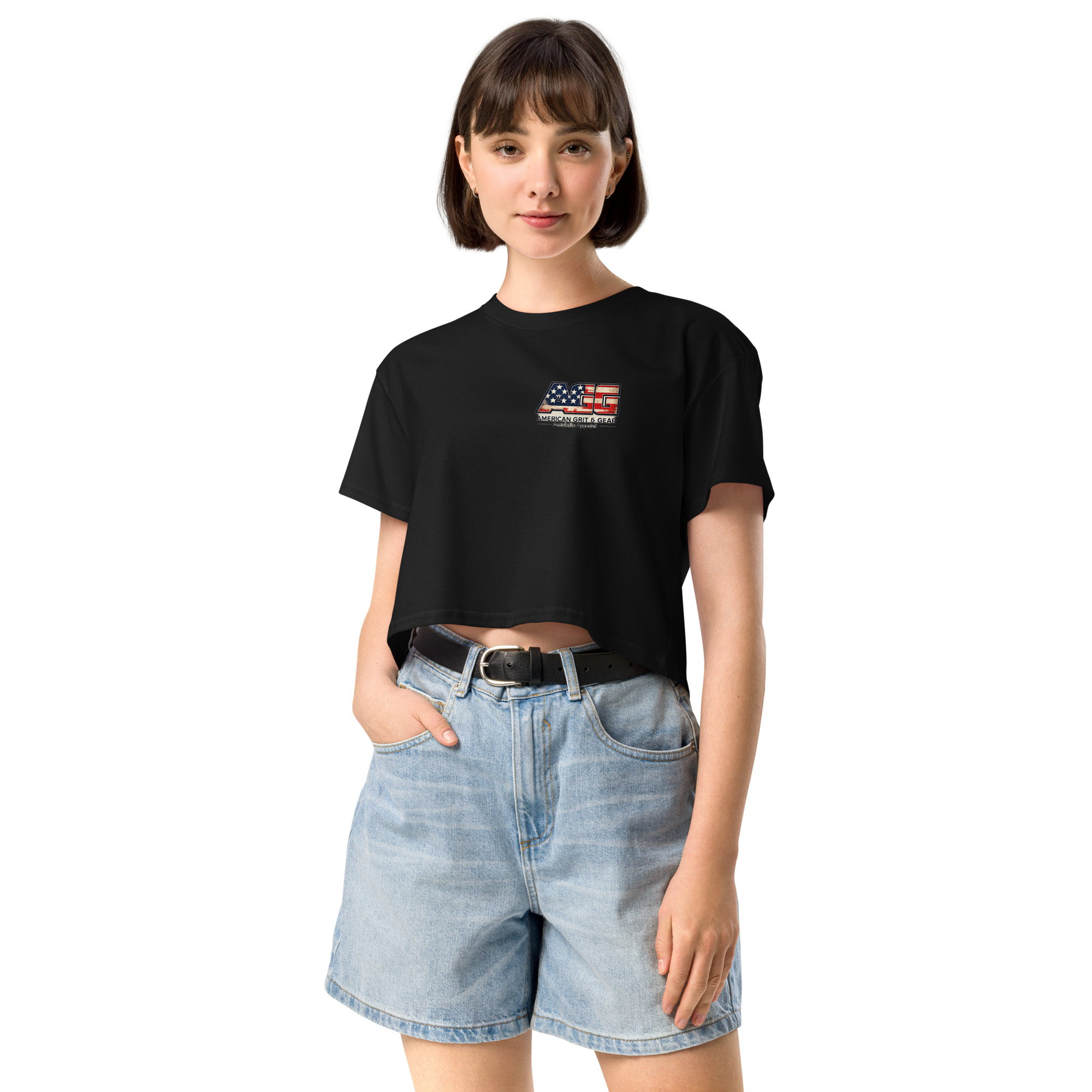 Made in the USA - Women’s Patriotic Crop Top – American Grit & Gear - Image 21